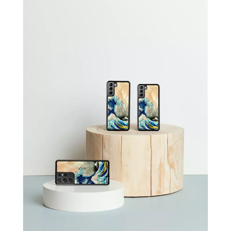 iKins kotelo Samsung Galaxy S21 Great Wave off