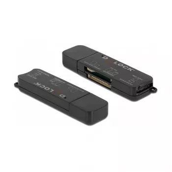 Kortinlukija DeLOCK SuperSpeed USB SD Micro SD MS