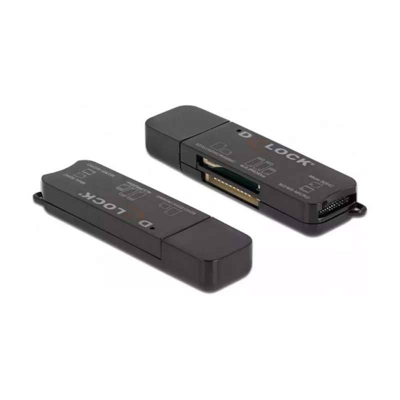 Kortinlukija DeLOCK SuperSpeed USB SD Micro SD MS