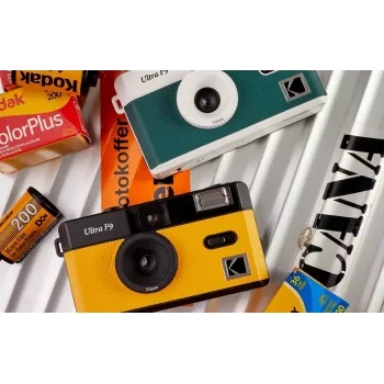 Kompakti filmikamera Kodak F9 135 mm vihreä valkoinen ISO 200-400