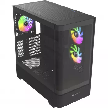 PC-kotelo Thermaltake View 290 TG ARGB Midi Tower musta