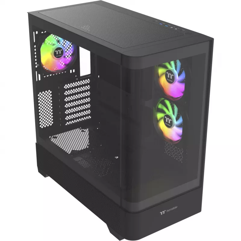 PC-kotelo Thermaltake View 290 TG ARGB Midi Tower musta