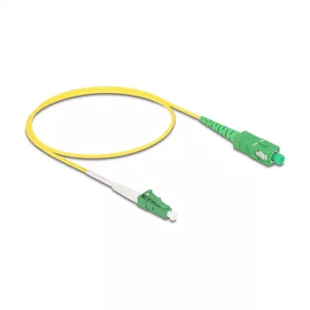 DeLOCK 83234 InfiniBand-kuitu­kaapeli 0,5 m LC SC LC/APC keltainen