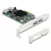 DeLOCK PCI Express x4 -kortti 2 x USB 5 Gbit/s Type-A 2 x sisäinen USB