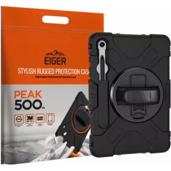 Eiger Peak 500m kotelo Samsung Tab S10 FE musta (EGPE00187)