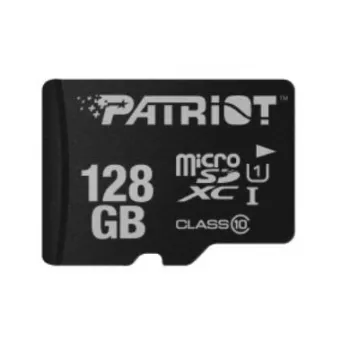 MicroSDXC-muistikortti PATRIOT PSF128GMDC10 128 GB UHS-I luokka 10 U1 80 MB/s, musta