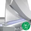 Leitz Precision -toimistopaperileikkuri A4+, 15 arkkia, manuaalinen kiinnitys, ruostumaton teräs, A4 Maxi, 80 g/m², lasi