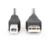 Assmann USB-liitäntäkaapeli. Type-A - B M/M. 1,8 m. USB 2.0 -yhteensopiva. UL. bl (AK-300102-018-S)