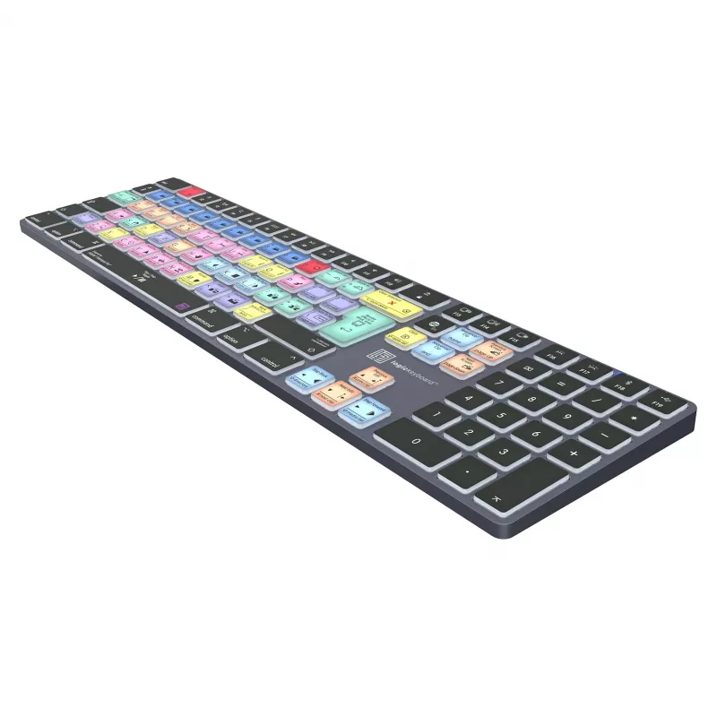 LogicKeyboard Titan DE Mac-näppäimistö Adobe Premiere Pro CC:lle — saksalainen näppäinasettelu