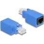 Sukupuolenvaihtaja-adapteri DeLOCK 64803 RJ45 sininen