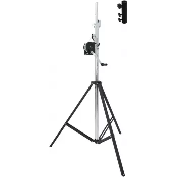 Jalustateline EUROLITE STT-400/85 ja STV-3529 — korkeus 2,5 m, kantavuus 30 kg