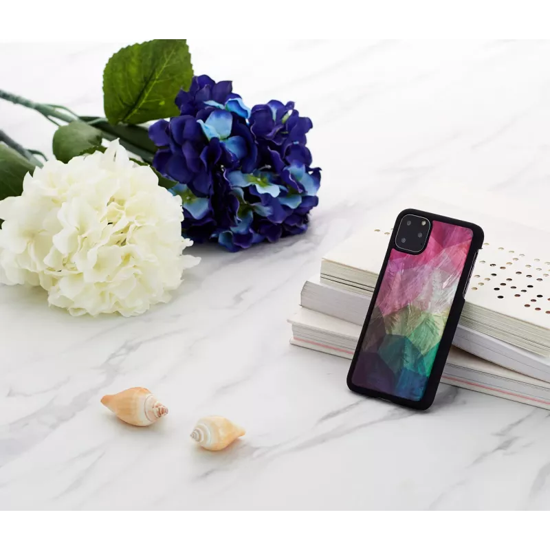 Suojakotelo iKins iPhone 11 Pro Max – Water Flower musta