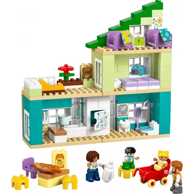 LEGO DUPLO 10470 3-in-1 Moderni perhetalo ja hahmot