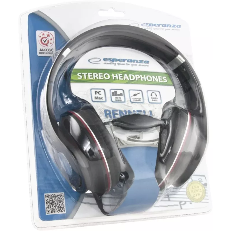 Esperanza EH141K kuulokkeet/headset panta musta