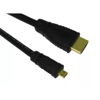 HDMI-kaapeli SBOX HDMI-MICRO/R 1.4 2 m — Micro-HDMI–HDMI, versio 1.4, 2 metrin pituus