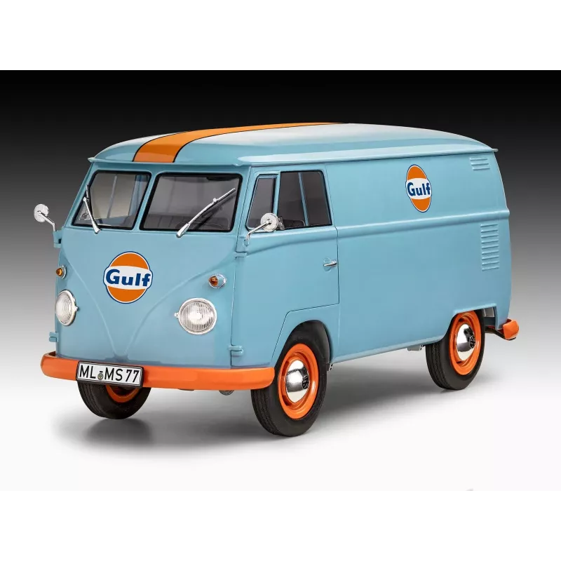 Muovimalli VW T1 Panel Van - Gulf-koristelu 1/24