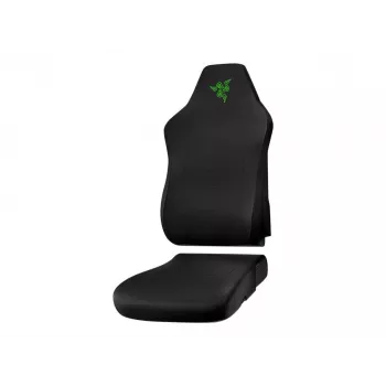 Razer-pelituolin suojukset RC81-04430100-R3M1 — musta vihreillä yksityiskohdilla, vaihtokangaspäälliset