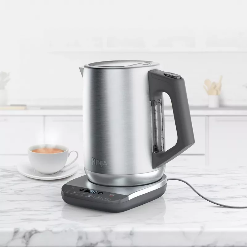 Ninja KT201EU vedenkeitin 1,7 L 3000 W musta, ruostumaton teräs