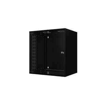 19 tuuman 12U teline seinäasennus 565 x 400 x 572 mm SOHO - musta -