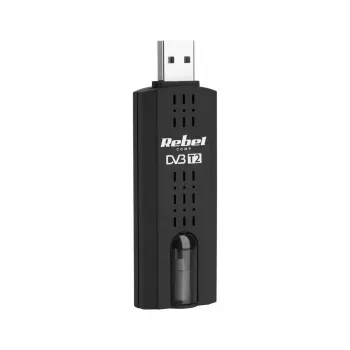 Digitaalinen TV-viritin Rebel Comp KOM1060 — DVB-T2 HEVC -vastaanotin