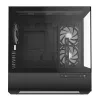 Sharkoon MK6 RGB Micro-ATX tietokonekotelo, musta, karkaistu lasi