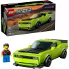 Rakennusleluauto LEGO Speed Champions Dodge Challenger SRT Hellcat 77237 — 390 osaa, 1 minifiguuri, ikäsuositus 9+