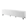 TV-taso cama meble BARI 200x42x52 valkoinen matta — 200×42×52 cm