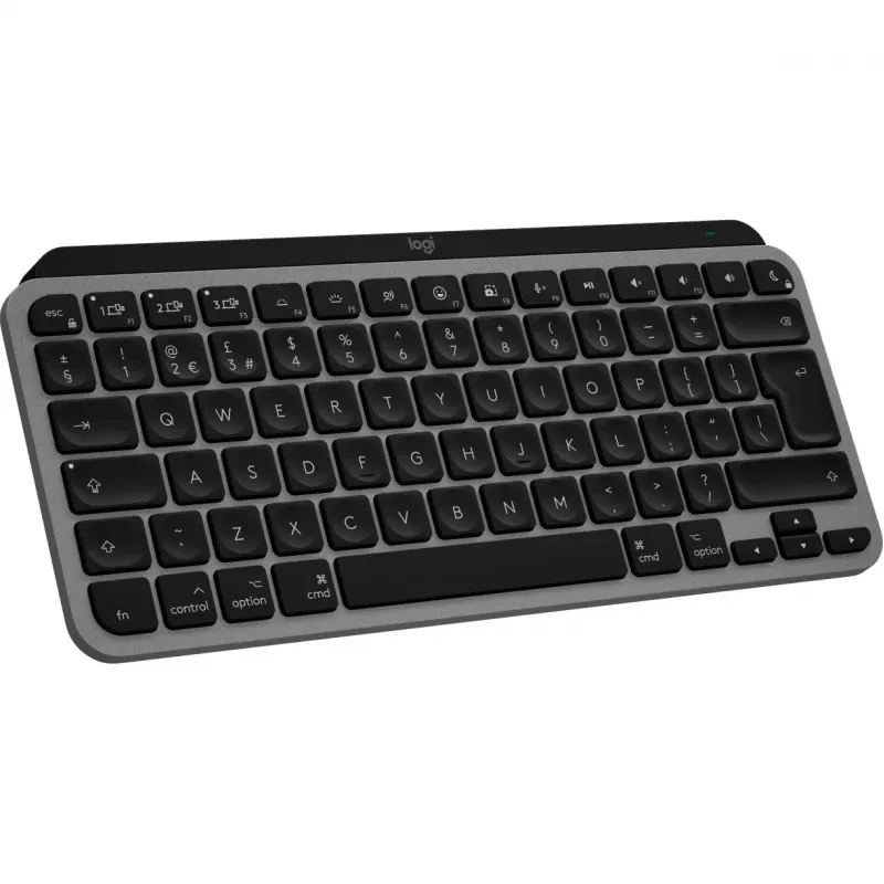 Logitech Master Series MX Keys Mini for Mac – näppäimistö – kompakti – taustavalaistu – langaton – Bluetooth LE – AZERTY – ranska – avaruudenharmaa (920-012646)