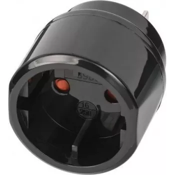 Brennenstuhl 1508450 - Type-C (europistoke) - Type-A - 250 V - 16 A - musta - myyntipakkaus