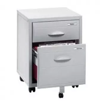 Siirrettävä laatikosto Paperflow Rollcontainer 9202.02 — 2 laatikkoa, 40 cm leveä