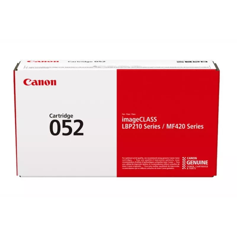Värikasetti Canon 052 alkuperäinen musta 2 100 sivua