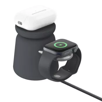 Langaton laturi Belkin WIZ027VFH36 2‑in‑1 magneettinen Qi2 15W iPhonelle ja Apple Watchille