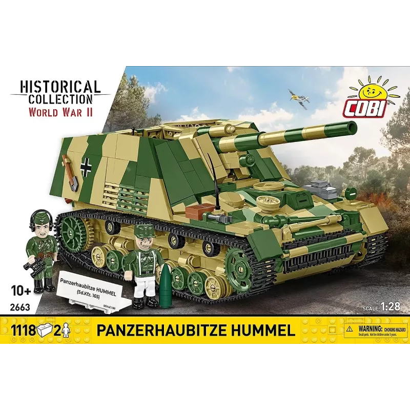 Rakennussarja Cobi Panzerhaubitze Hummel 1118 osaa pienoismallisarja