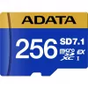 ADATA Premier Extreme microSDXC SD7.1 Express muistikortti 256GB, lukunopeus 800 MB/s, kirjoitusnopeus 700 MB/s, UD256GEX3L1-C