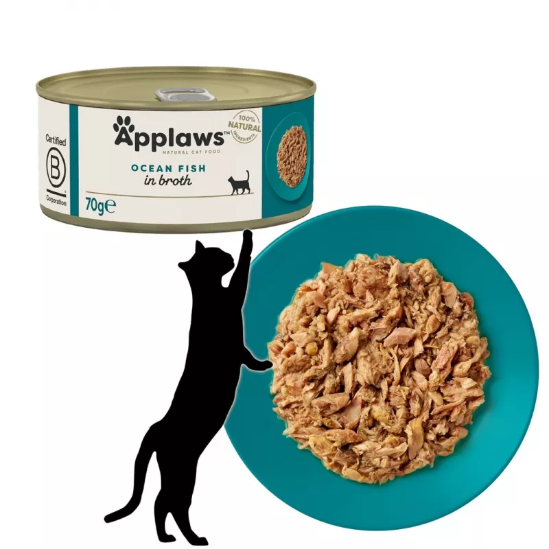 APPLAWS merikala liemessä - märkäruoka kissoille - 70 g