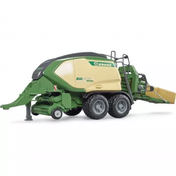 Bruder 02033 Krone Big Pack 1290HDP VC pienoismalli, 1:16, 2 neliskulmaisella paalilla, vihreä