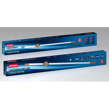 Activejet LED-seinävalaisin AJE-LUNGO Patina