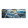 Muovipienoismalli German Submarine T.IX C/40 1/144