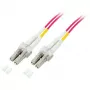 EFB-Elektronik duplex-jumpperi LC-LC 50/125µ, OM4, LSZH, erika violetti, 2,0 mm, 5 m