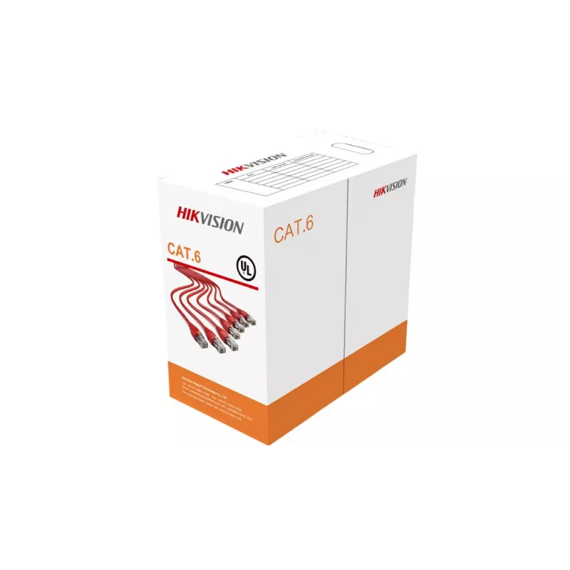 Verkkokaapeli Hikvision DS-1LN6-UU 305m Cat6 U/UTP oranssi