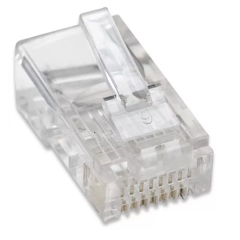 Intellinet 502375 johdinliitin RJ-45 läpinäkyvä