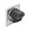 Pistorasia 2 x USB + CEE 7/3 DeLOCK 11473