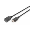 HDMI-jatkokaapeli Digitus AK-330201-020-S 2 m