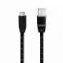 LogiLink - USB-kaapeli - USB (M) 24-napaiseen USB-C (M) - USB 2.0 - 5 V - 3 A - 1 m - musta