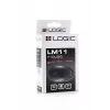 Logic LM-11 - hiiri - optinen - johdollinen - USB - musta
