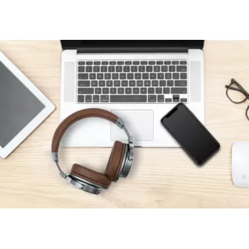 Muse M-278 BT kuulokkeet langaton kuuloke sankamikrofoni micro-USB Bluetooth ruskea, hopea