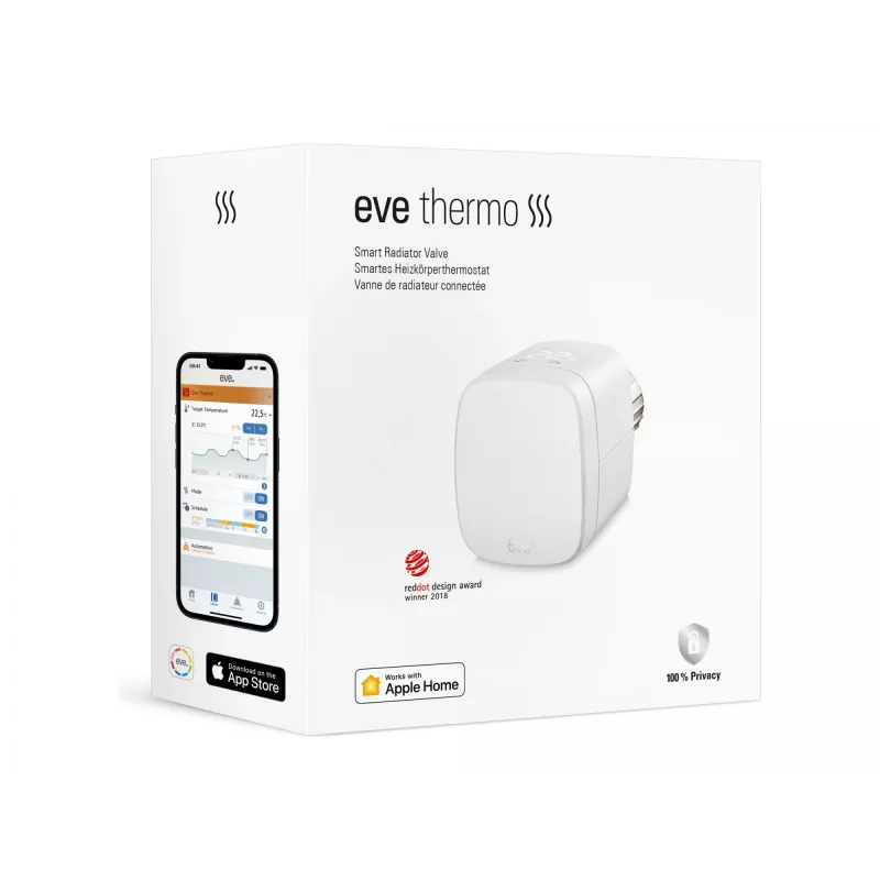 EVE Thermo - verkkoyhdistetty patteritermostaatti Apple HomeKitiin