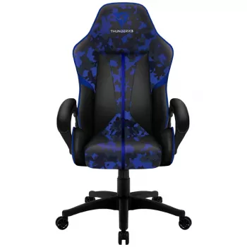 Pelituoli thunder x3 BC1 Camo Blue korkeussäädettävällä ja kallistuvalla istuimella