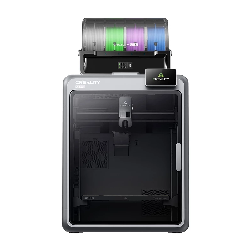 3D-tulostin Creality K2 Pro Combo – rakennustilavuus 300×300×400 mm, kaksoisekstruuderi