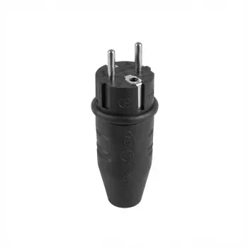 ABL Sursum ABL kumi-Schuko-pistoke 100000039 TPE musta IP44 3x 2,5 mm asti (100000039)